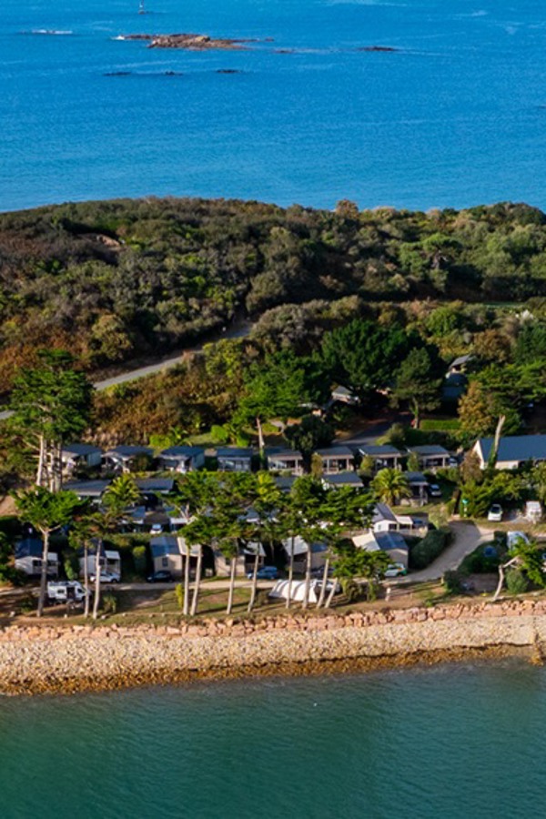 strand bij camping om te wandelen